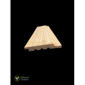 19mm x 142mm European Larch Horizontal Half Lap Cladding KD